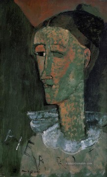  pie - pierrot Selbstporträt als Pierrot 1915 Amedeo Modigliani